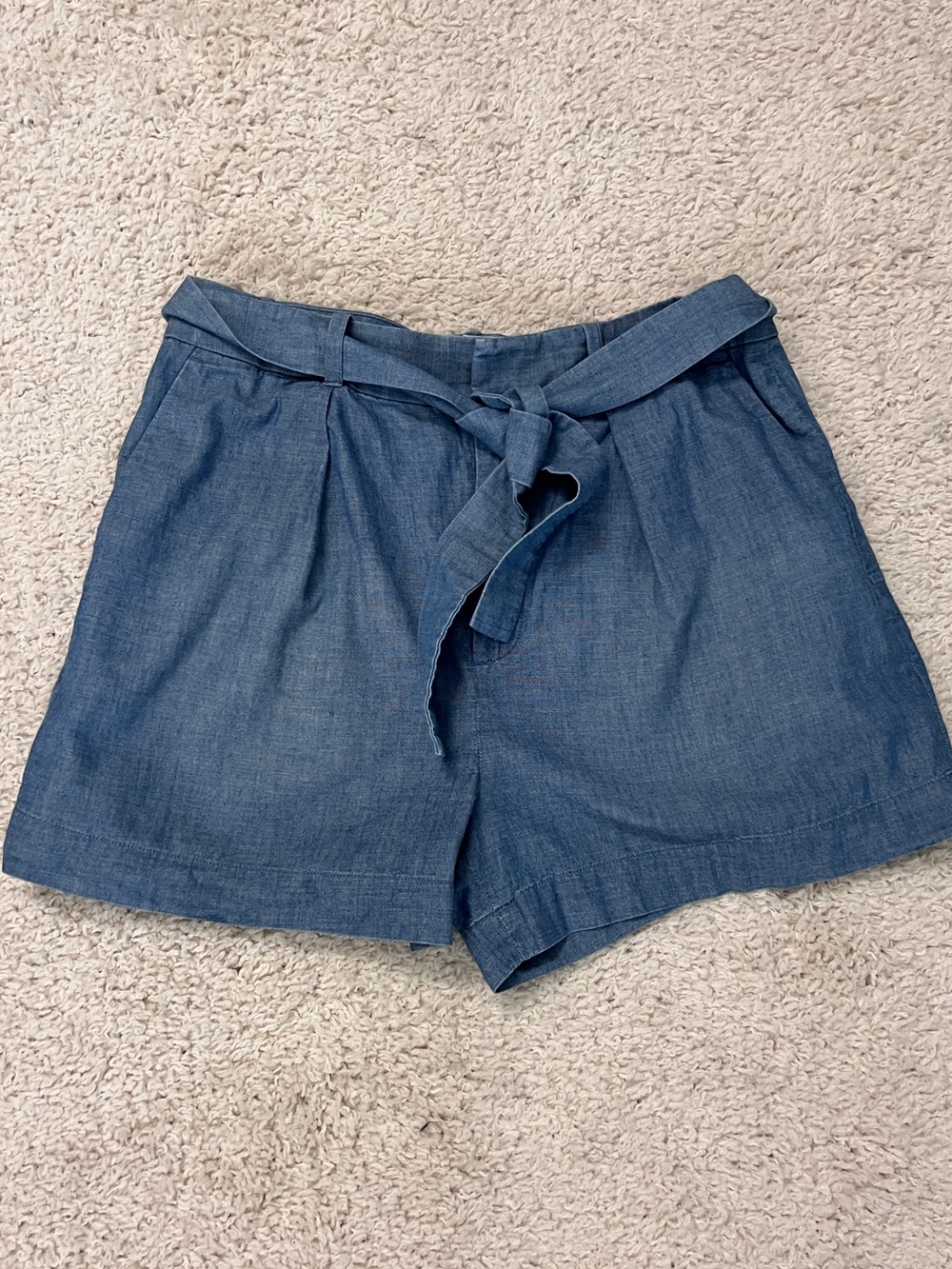Polo Ralph Blue Shorts with Tie Waist